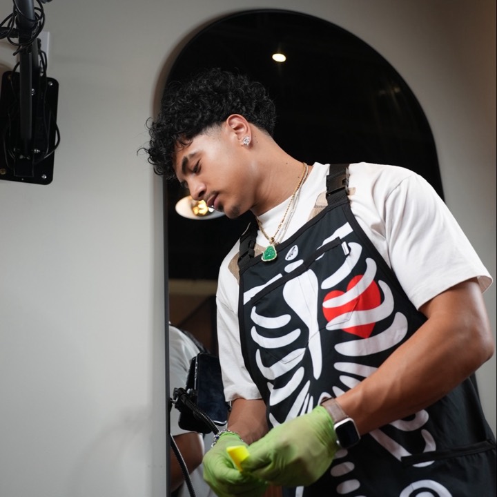 The Barber Lucas at work